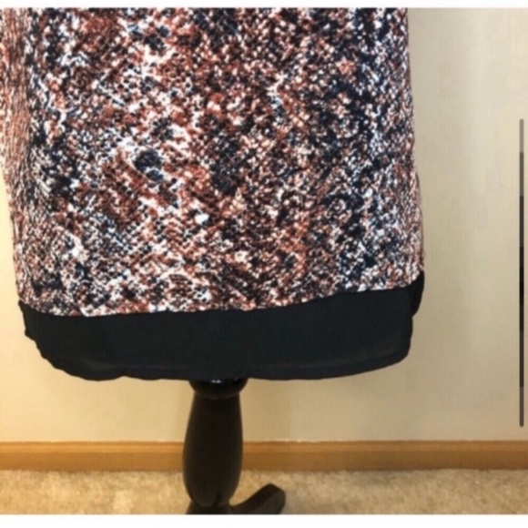 Mossimo sleeveless layered look reptile snake print top blouse Sz XS - Picture 5 of 9